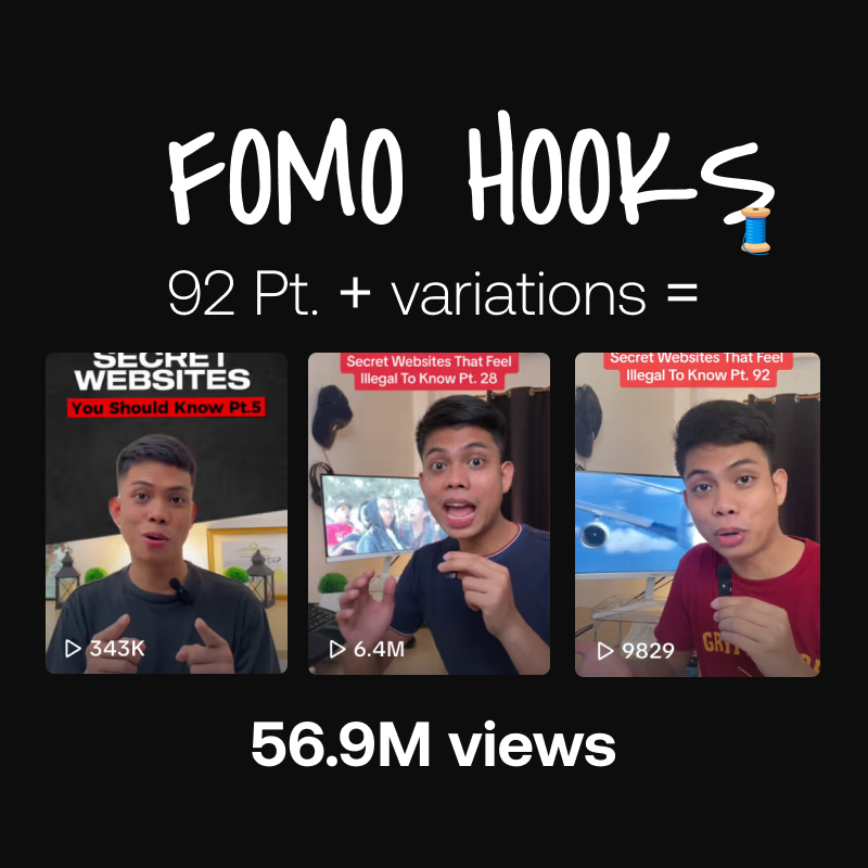 Cover Image for TikTok FOMO Hooks Driving Millions Of Views